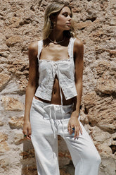 SNDYS Esmeralda Top White